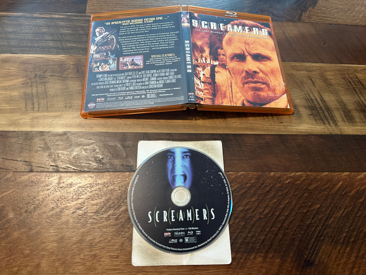 Screamers (Blu ray, Scream Factory, 90’s Classic, Widescreen)