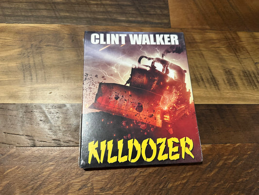 Killdozer Blu ray-Kino Lorber-Clint Walker-Slipcover-70’s Horror-NEW-