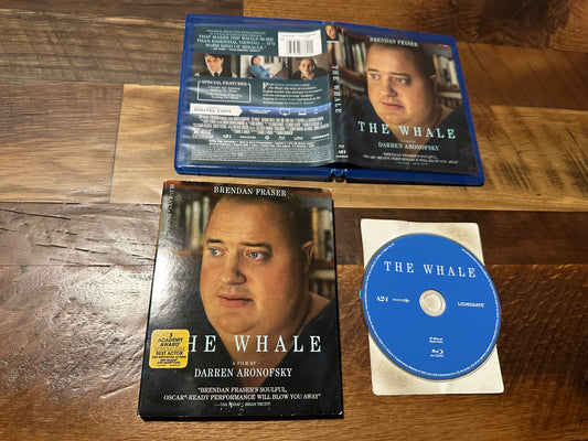 The Whale (Blu ray, A24, Slipcover, Brendan Fraser, No Digital)