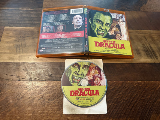 Scars of Dracula (Blu ray, Scream Factory, 70's Hammer Classic Horror)