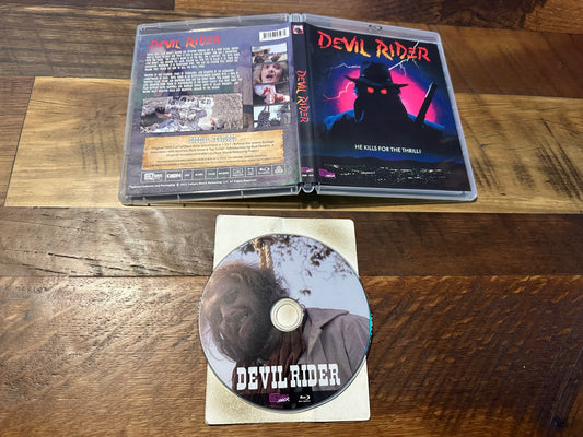 Devil Rider Blu ray-Culture Shock-90’s Obscure Horror-Widescreen