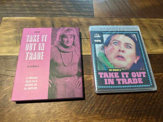 Take It Out In Trade Blu ray*Vinegar Syndrome Partner Label*OOP Slip*NEW