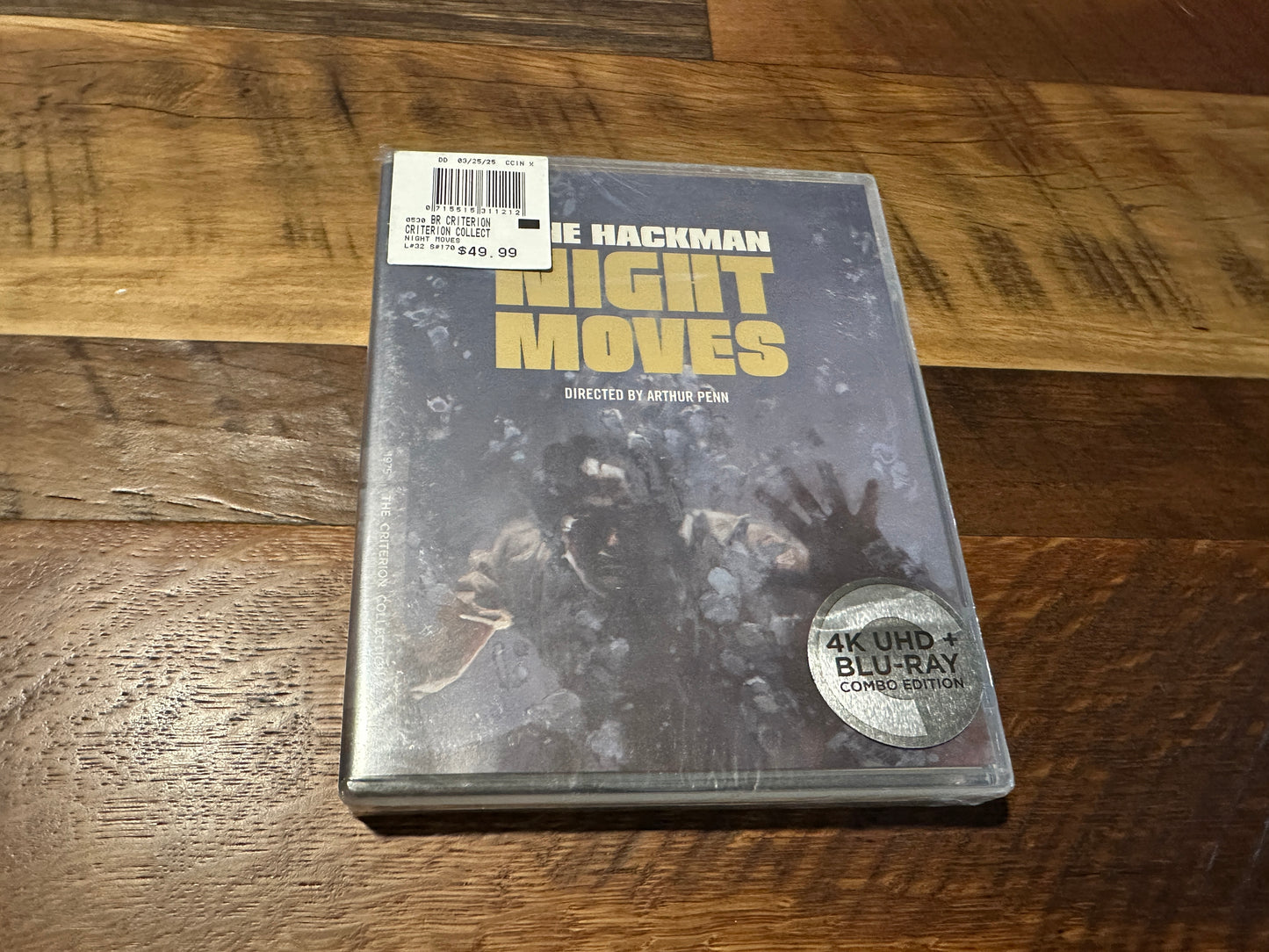 Night Moves 4K Ultra HD/Blu ray-Criterion Collection-Special Edition-NEW