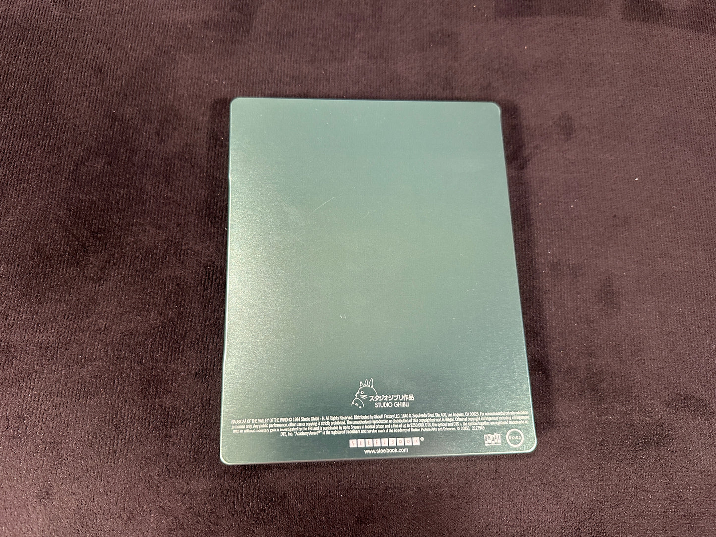 Nausicaa Of the Valley Of the Wind (Blu ray, Shout Factory, Steelbook)