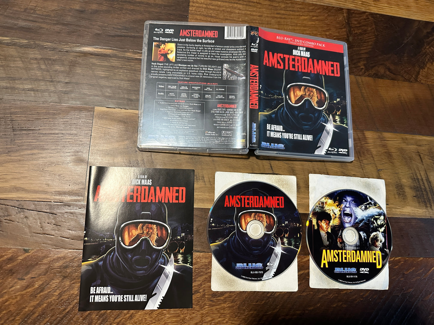 Amsterdamned (Blu ray/DVD, Blue Underground, Collector’s Edition, 2 Disc)