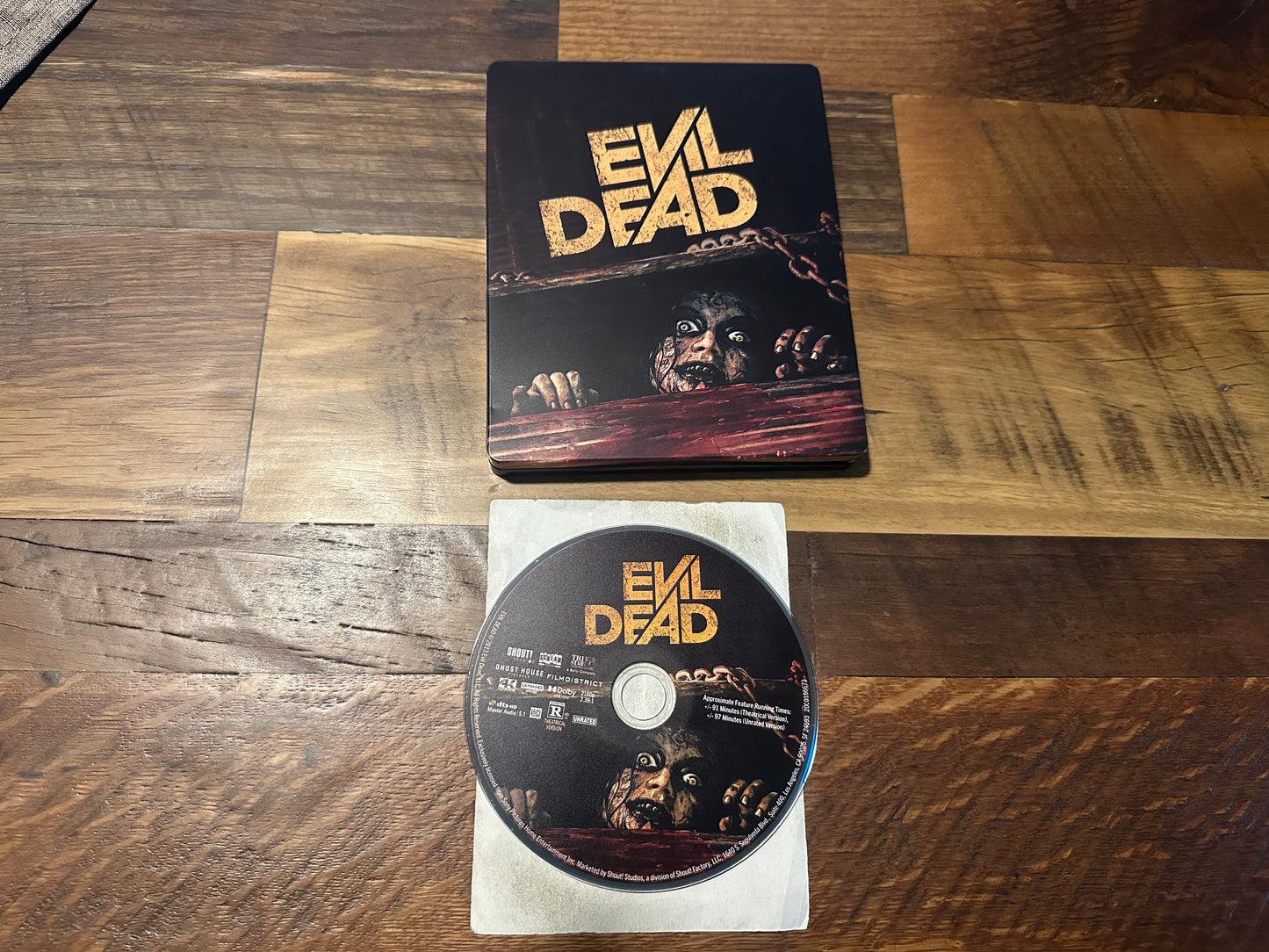 Evil Dead 2013 4K Ultra HD-Scream Factory-Steelbook-Classic-