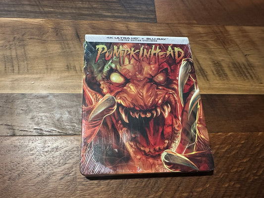 Pumpkinhead 4K Ultra HD/Blu ray-Scream Factory-Steelbook-NEW/Sealed