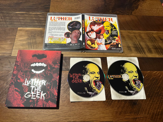 Luther the Geek (Blu ray/DVD, Vinegar Syndrome, 2 Disc, 80’s Classic, Slipcover-)