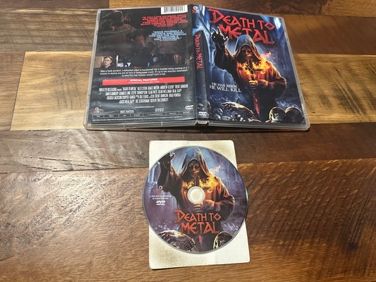 Death To Metal DVD-Wild Eye Releasing-Obscure Horror-Widescreen-