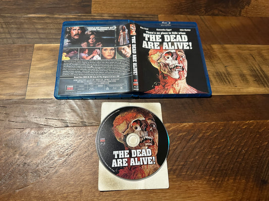 The Dead Are Alive (Blu ray, Code Red, 70’s Horror Classic,Widescreen, OOP)