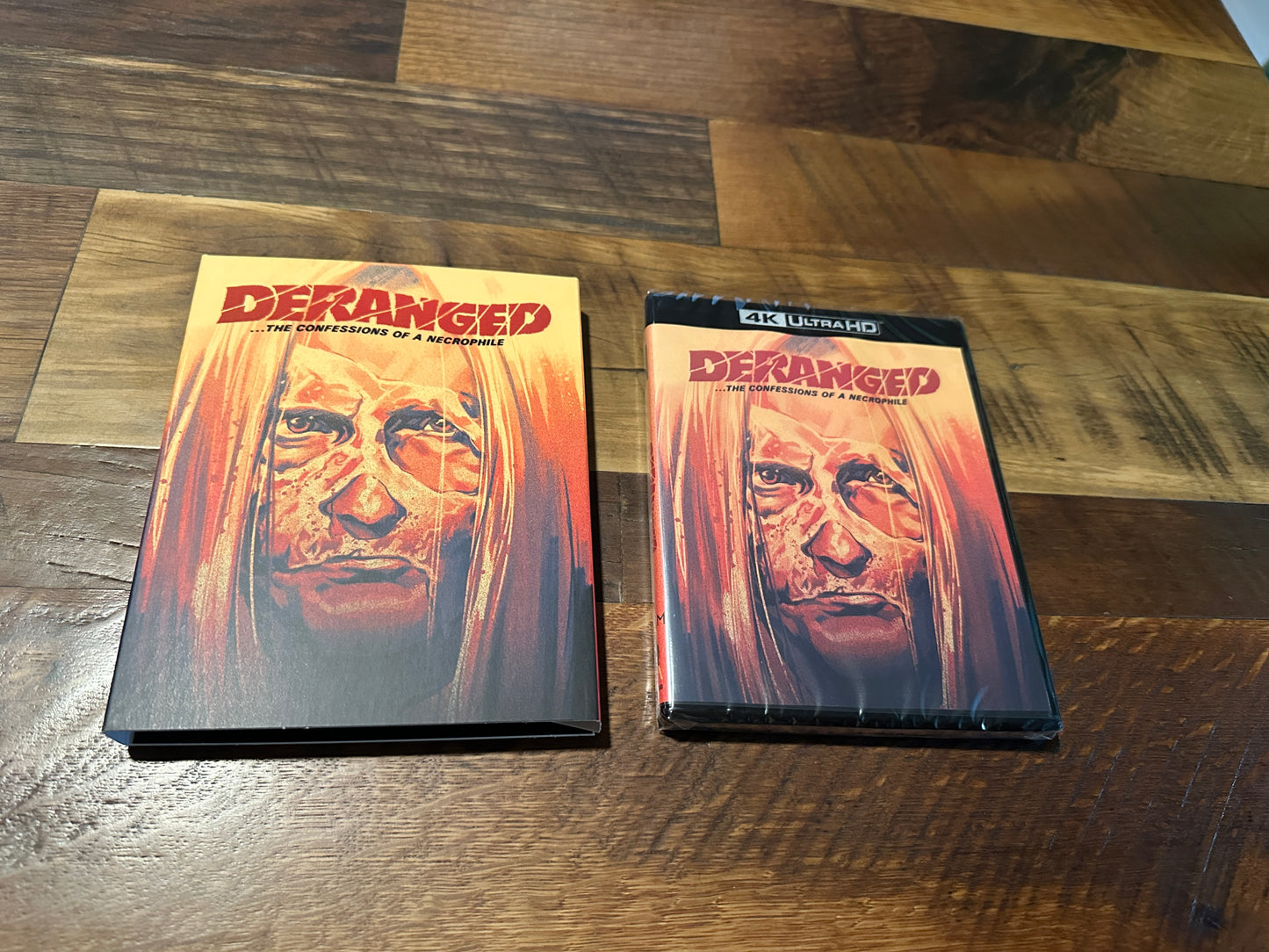 Deranged (4K Ultra HD/Blu Ray, Vinegar Syndrome, Slipcover, NEW)