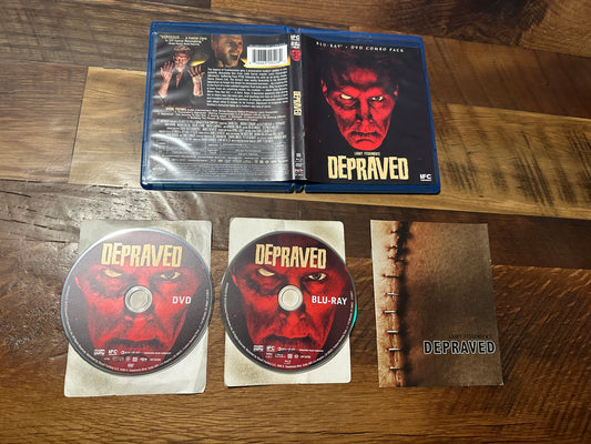 Depraved (Blu ray/DVD, Scream Factory, 2 Disc, 2019 Classic, Widescreen)