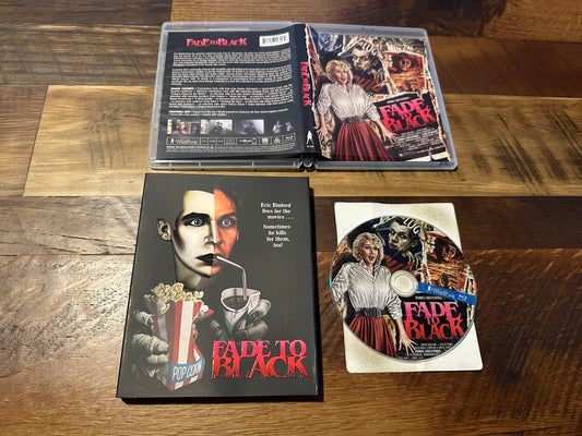 Fade To Black Blu ray-Vinegar Syndrome-OOP Slipcover-80’s Horror-