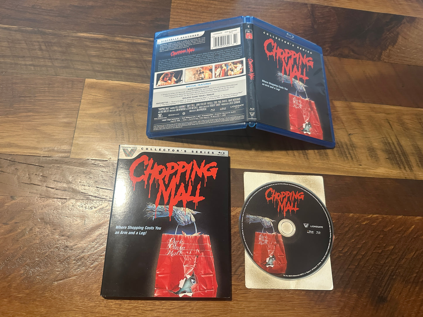 Chopping Mall (Blu-ray, Vestron Video, Collector’s Series, Slipcover)