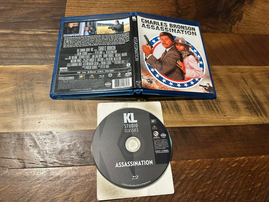 Assassination Blu ray-Kino Lorber-80’s Charles Bronson Classic-OOP