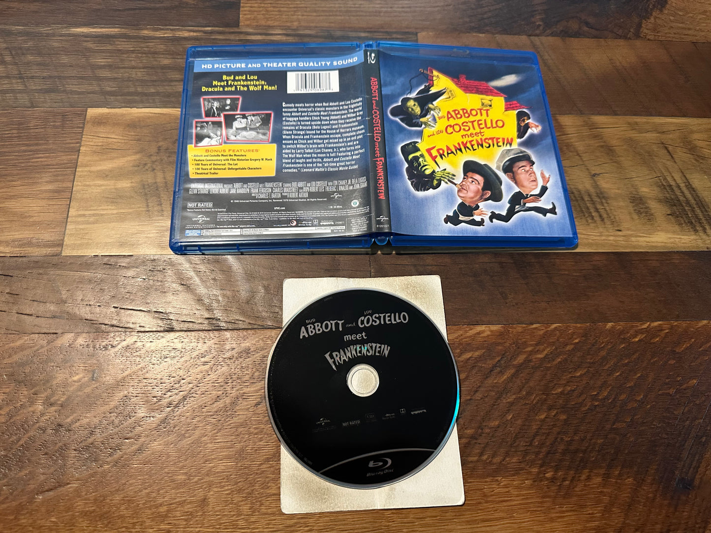 Abbott Costello Meet Frankenstein Blu ray-50’s Classic-Universal