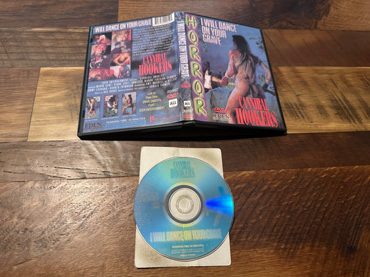 I Will Dance On Your Grave: Cannibal Hookers DVD-Eden Ent-Rare