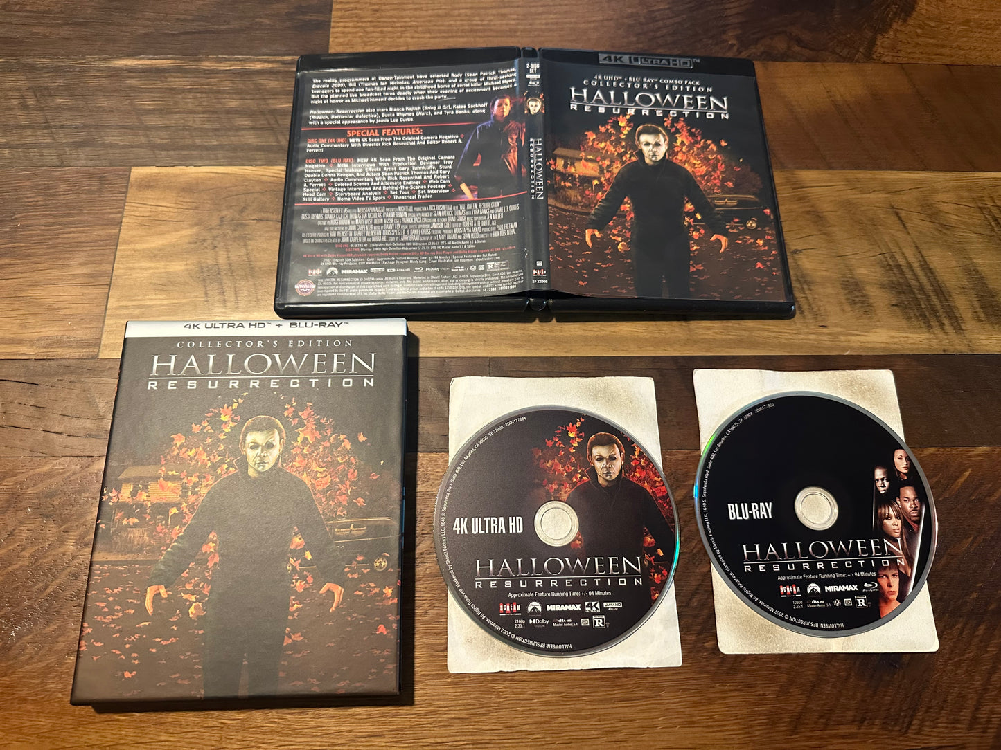 Halloween Resurrection 4K Ultra HD/Blu ray-Scream Factory-Hard Slipcover-2 Disc