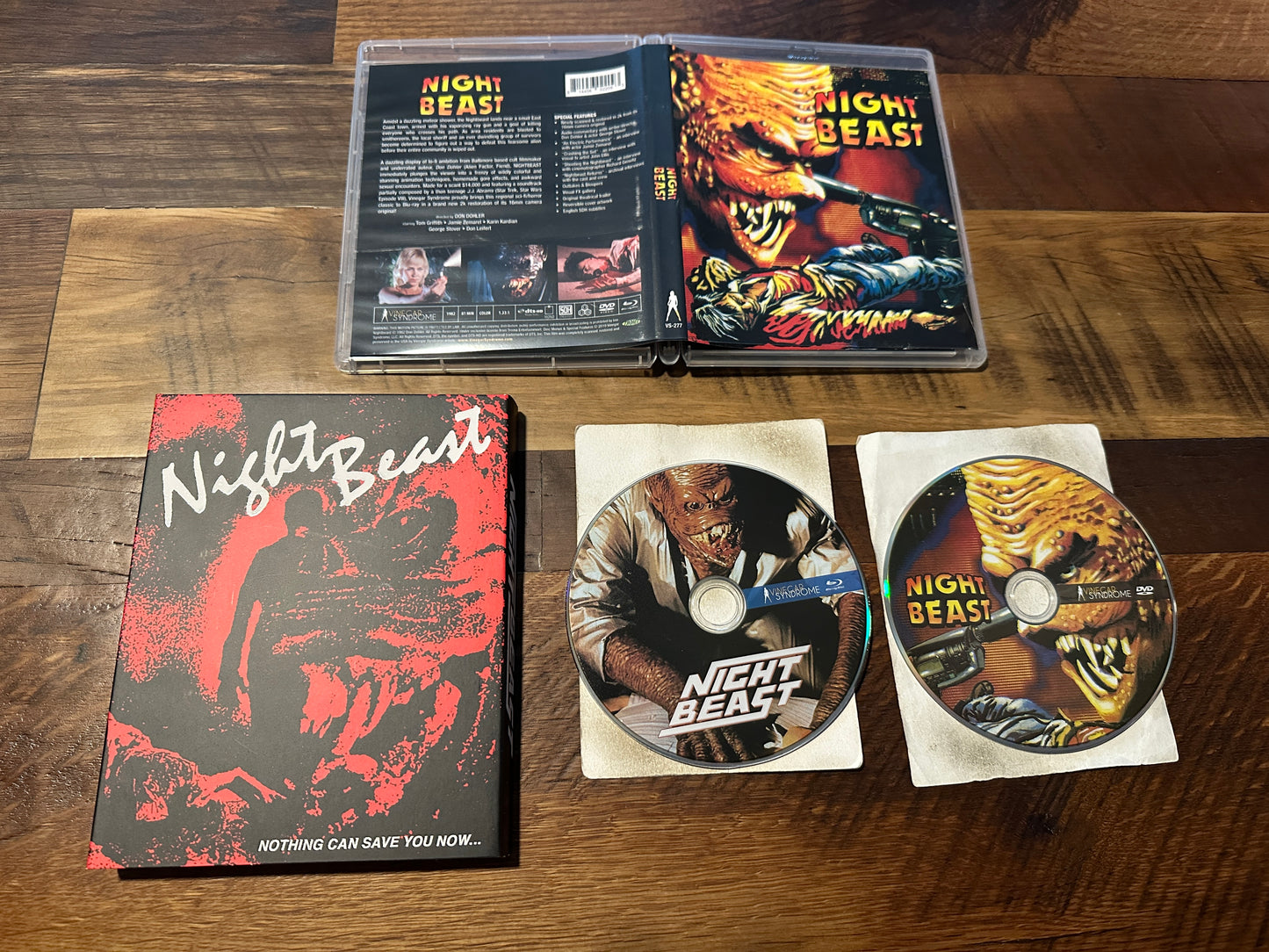 Night Beast (Blu ray/DVD, Vinegar Syndrome, Variant Slipcover, 80’s Classic)