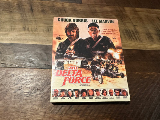 The Delta Force Blu ray-Scorpion Releasing-Chuck Norris-Slipcover-NEW-