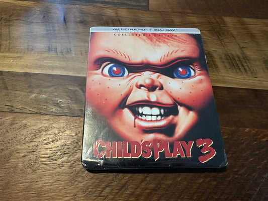 Child’s Play 3 4k Ultra HD/Blu ray-Scream Factory-Slipcover-NEW/Sealed