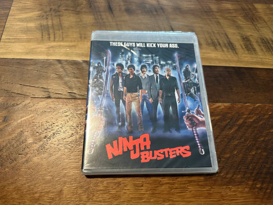 Ninja Busters Blu ray-Garbage House Pictures-80’s Classic-OOP-NEW