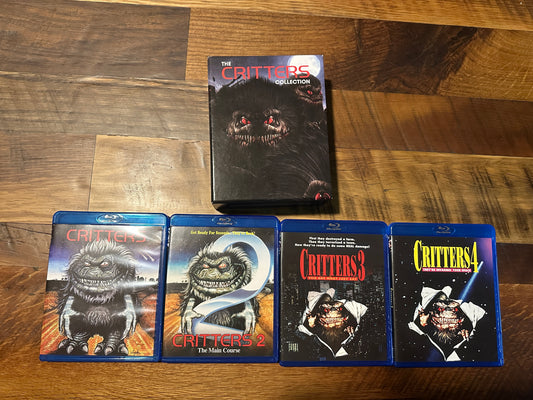 The Critters Collection (Blu ray, Scream Factory, Boxset, Part 1-4)