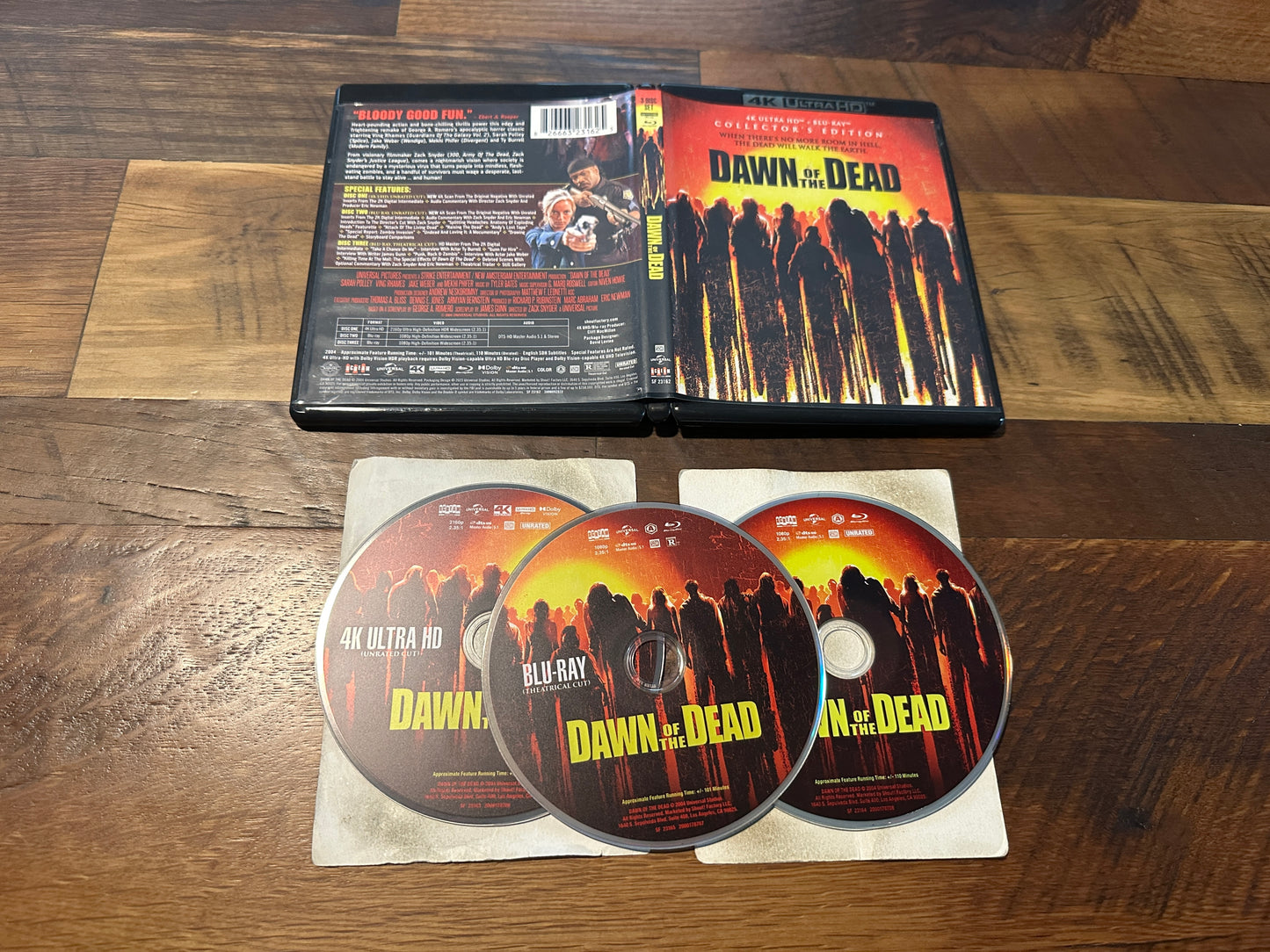 Dawn of the Dead 2004 (4K Ultra HD/Blu ray, Scream Factory, 2 Disc)