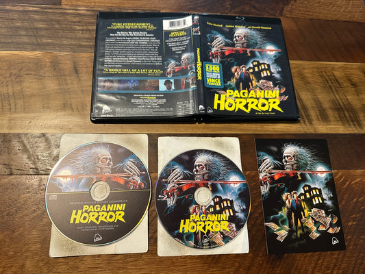 Paganini Horror (Blu ray/CD, Severin Films, Limited Ed, 2 Disc, 80’s Horror)