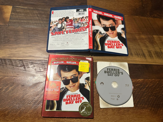 Ferris Bueller’s Day Off (Blu ray, Paramount, Rare Slipcover, 80’s Classic)