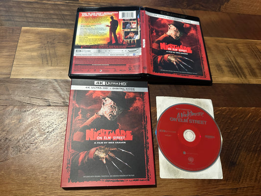 A Nightmare On Elm Street (4K Ultra HD, Warner Bros, Slipcover, No Digital)