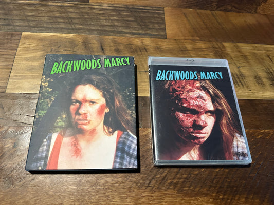 Backwoods Marcy (Blu ray, Vinegar Syndrome, Slipcover-90’s Horror, NEW)