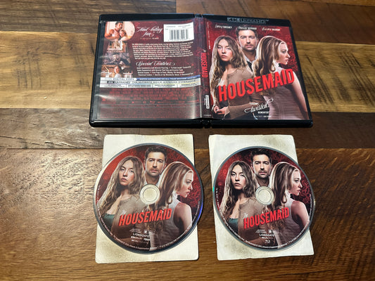 The Housemaid (4K Ultra HD/Blu ray, Lionsgate, Sydney Sweeney, No Digital)