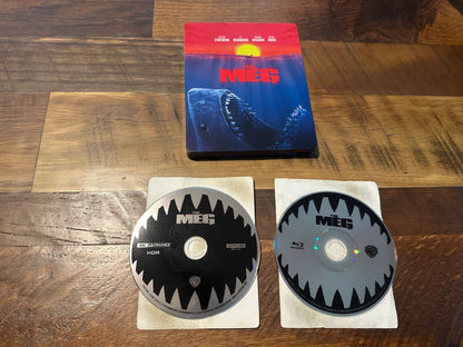 The Meg (4K Ultra HD/Blu ray, Warner Bros, Limited Ed, Steelbook, No Digital)