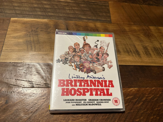 Britannia Hospital (Blu ray, Indicator, Limited Edition, Region B, NEW)