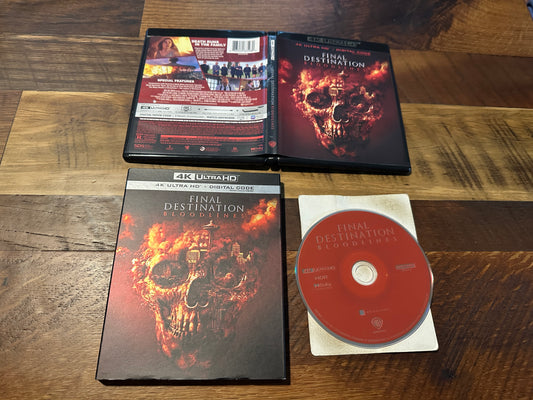 Final Destination Bloodlines 4K Ultra HD-Warner Bros-Slipcover-No Digital