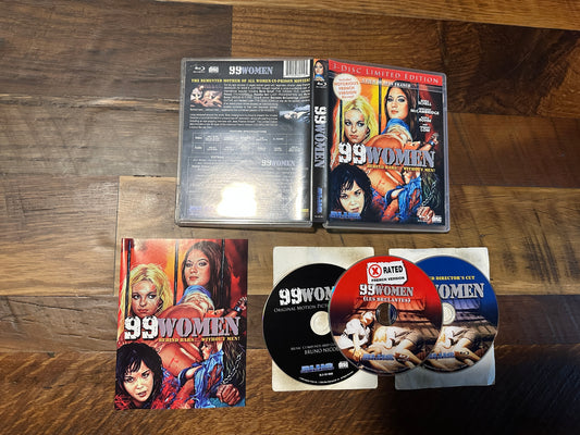 99 Women (Blu ray/CD, Blue Underground, Collector’s Edition, 3 Disc)