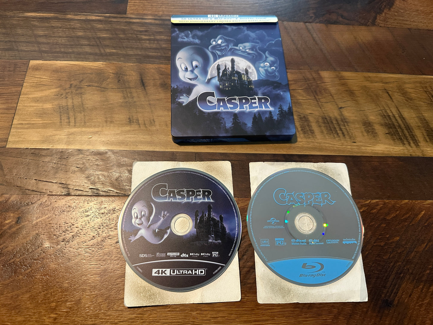 Casper (4K Ultra HD, Steelbook, Universal, 30th Anniversary Edition, No Digital)