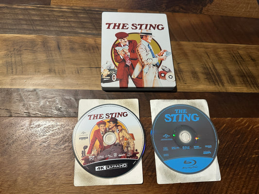 The Sting (Blu ray, Steelbook, Universal, Paul Newman 70's, No Digital)