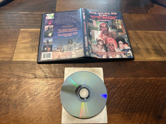 Necromaniac Schizophreniac 2 DVD-Directors Limited Ed-90’s Extreme Horror