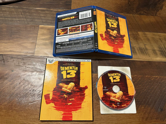 Dementia 13 Blu ray-Vestron Video-Slipcover-Collector’s Series