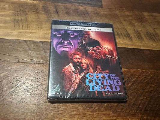City of the Living Dead 4K Ultra HD/CD-Cauldron-80’s Horror Classic-NEW