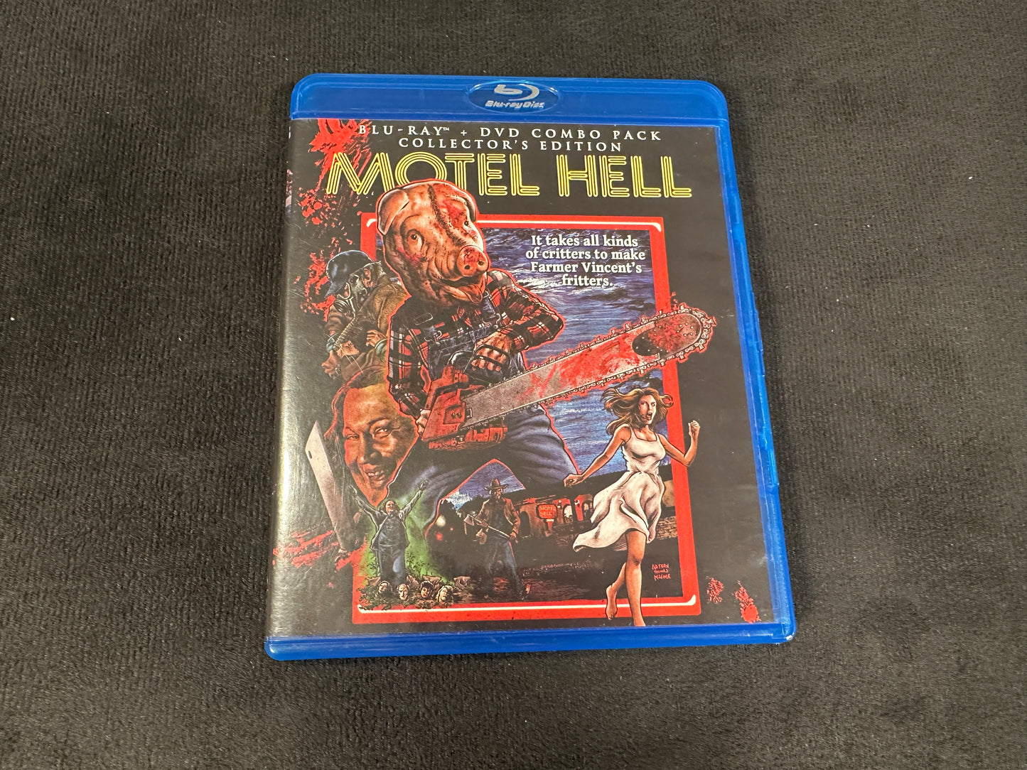 Motel Hell (Blu ray/DVD, Scream Factory, 80’s Horror, Collector’s Ed)