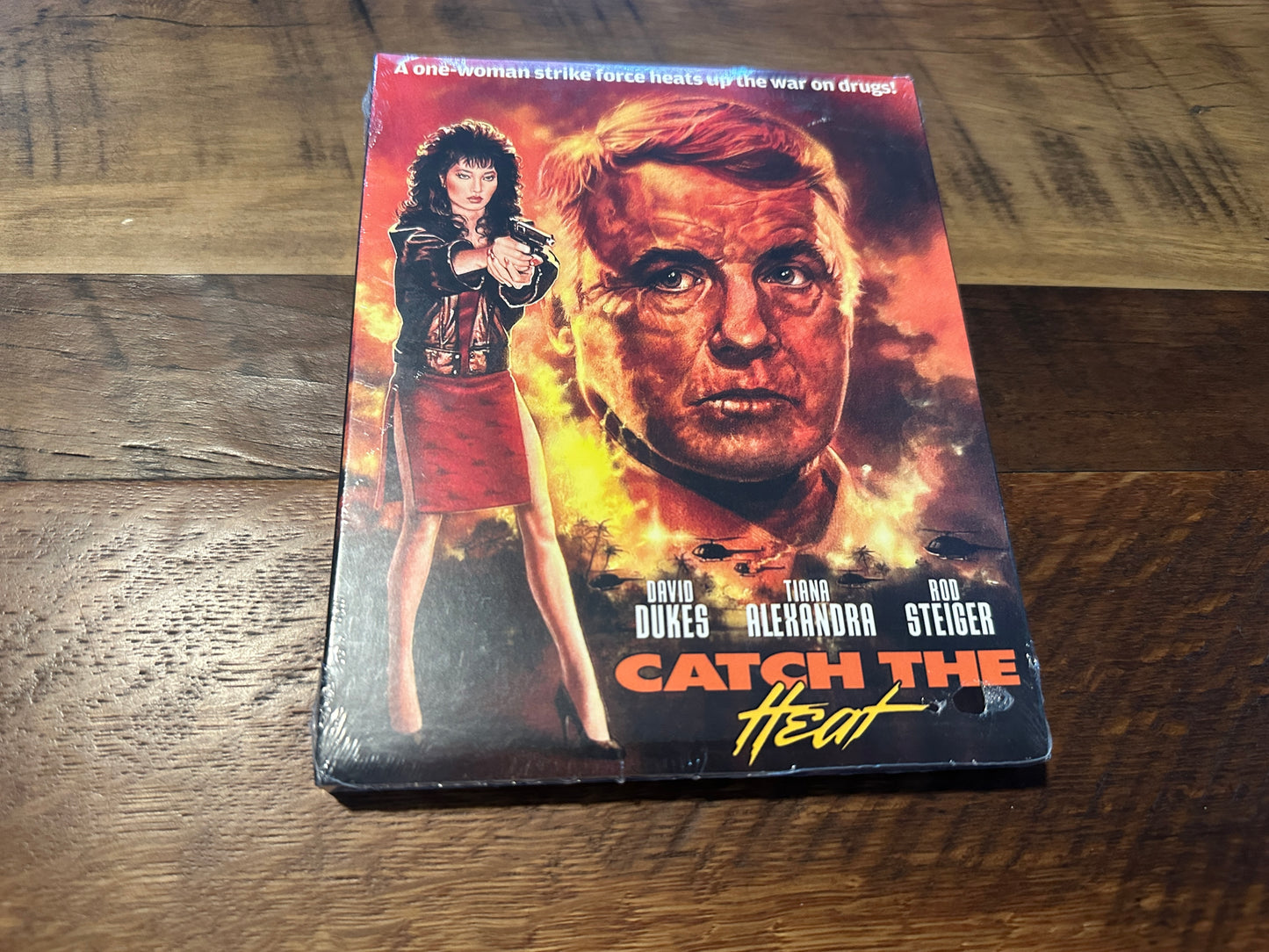 Catch The Heat (Blu ray, Kino Lorber, Slipcover, 80’s Classic, NEW)