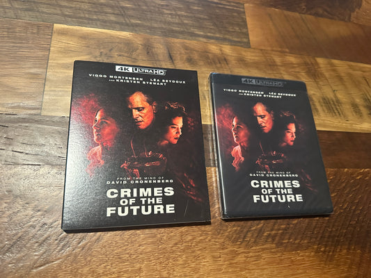 Crimes of the Future 4K Ultra HD-Neon-David Cronenberg-Slipcover-NEW