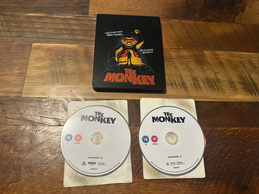 The Monkey (4K Ultra HD/Blu ray, Steelbook, Modern Horror, 2 Disc, Import)