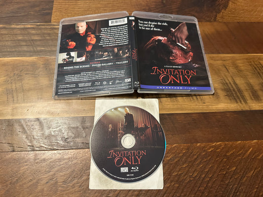 Invitation Only Blu ray-Unearthed Films-Kevin Ko Horror Classic-Widescreen-