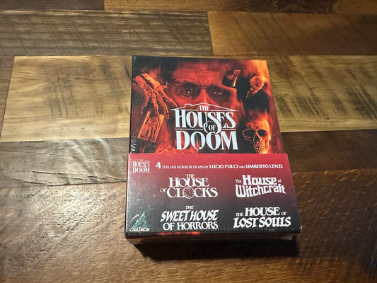 The House of Doom (Blu ray, Cauldron Films, Boxset, Limited Ed, 4 Movies, NEW)