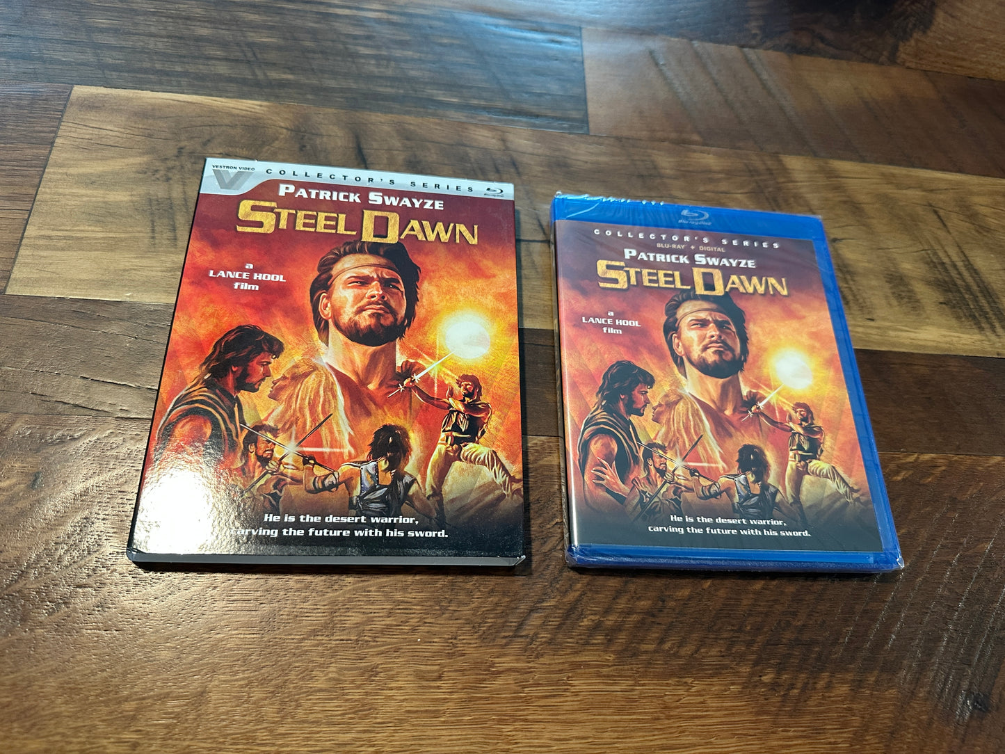 Steel Dawn (Blu ray, Vestron Video, Slipcover, Collector’s Series, NEW)