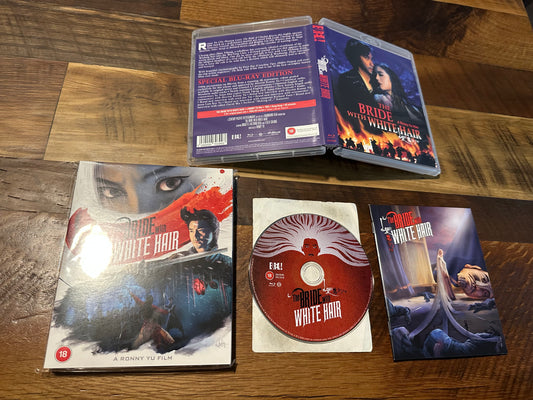 The Bride With White Hair Blu ray/DVD-Eureka Ent-Slipcover-Region B-